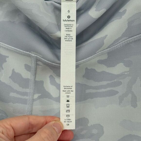 Lululemon Wunder Under High Rise Tight 28" Luxtreme Legging Incognito Camo 6 - Picture 8 of 10